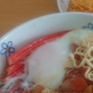 情けない程ズボラの☆カニかまラーメン